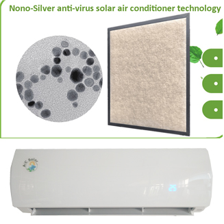 Toutes les nouvelles commandes de climatiseurs solaires seront fournies gratuitement avec un filtre anti-virus Covid-19