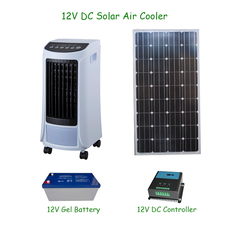 Refroidisseur d'air solaire 12 V DC à faible consommation d'énergie 30 W