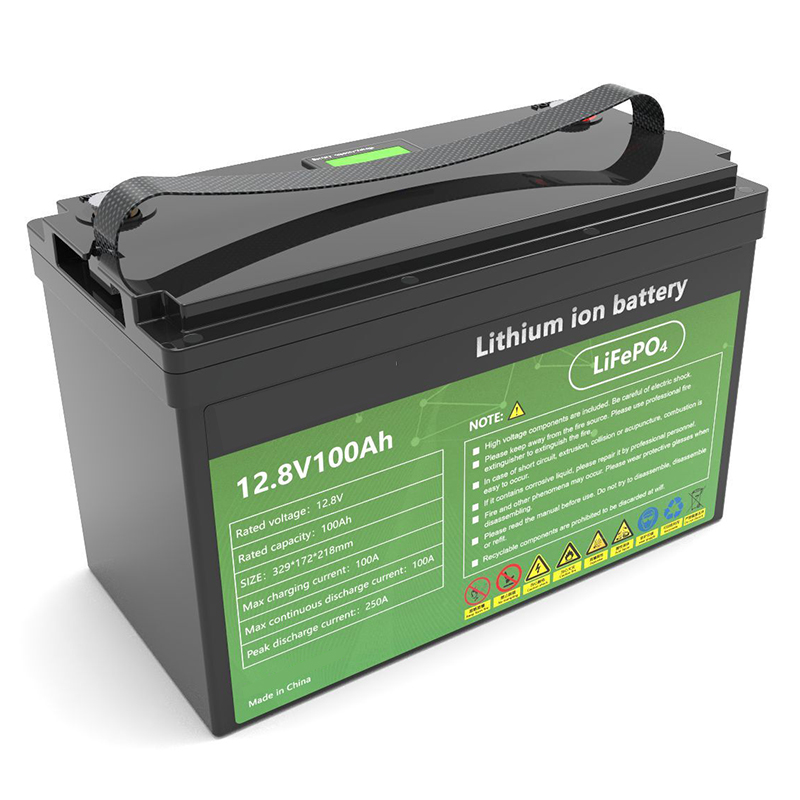 Batterie au lithium 12V DC 100Ah 150ah 200ah LFP Lifepo4 pour batterie de stockage solaire